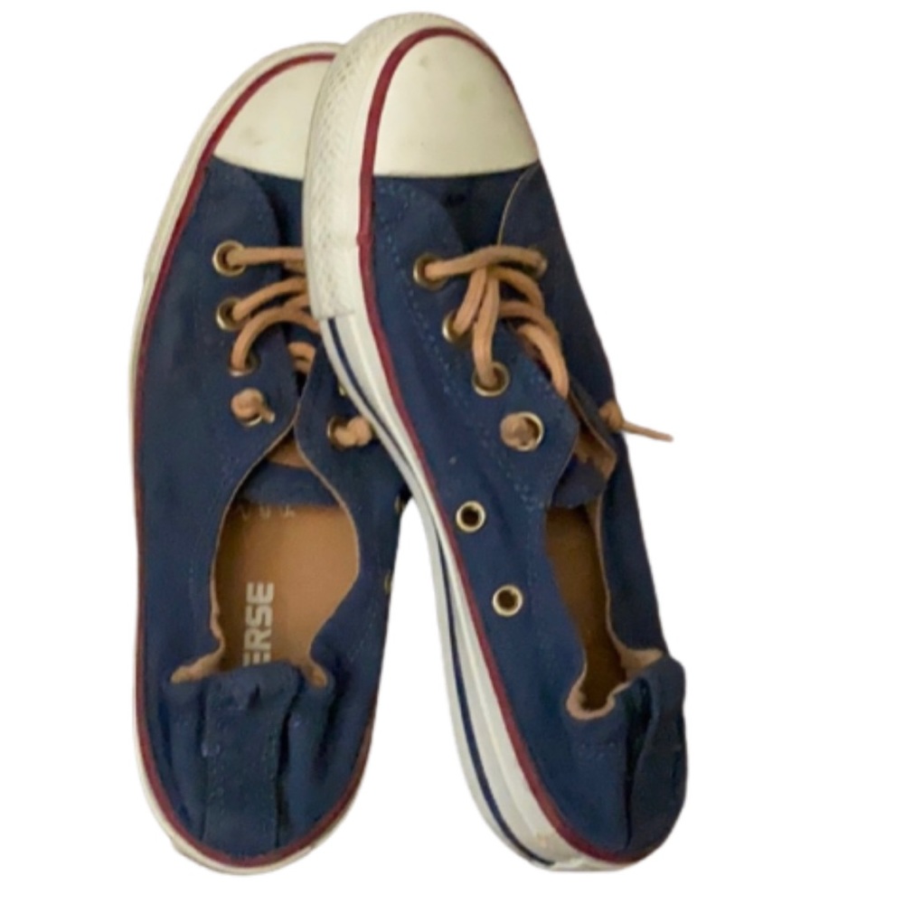 Converse Navy Blue Sneakers with White Accents